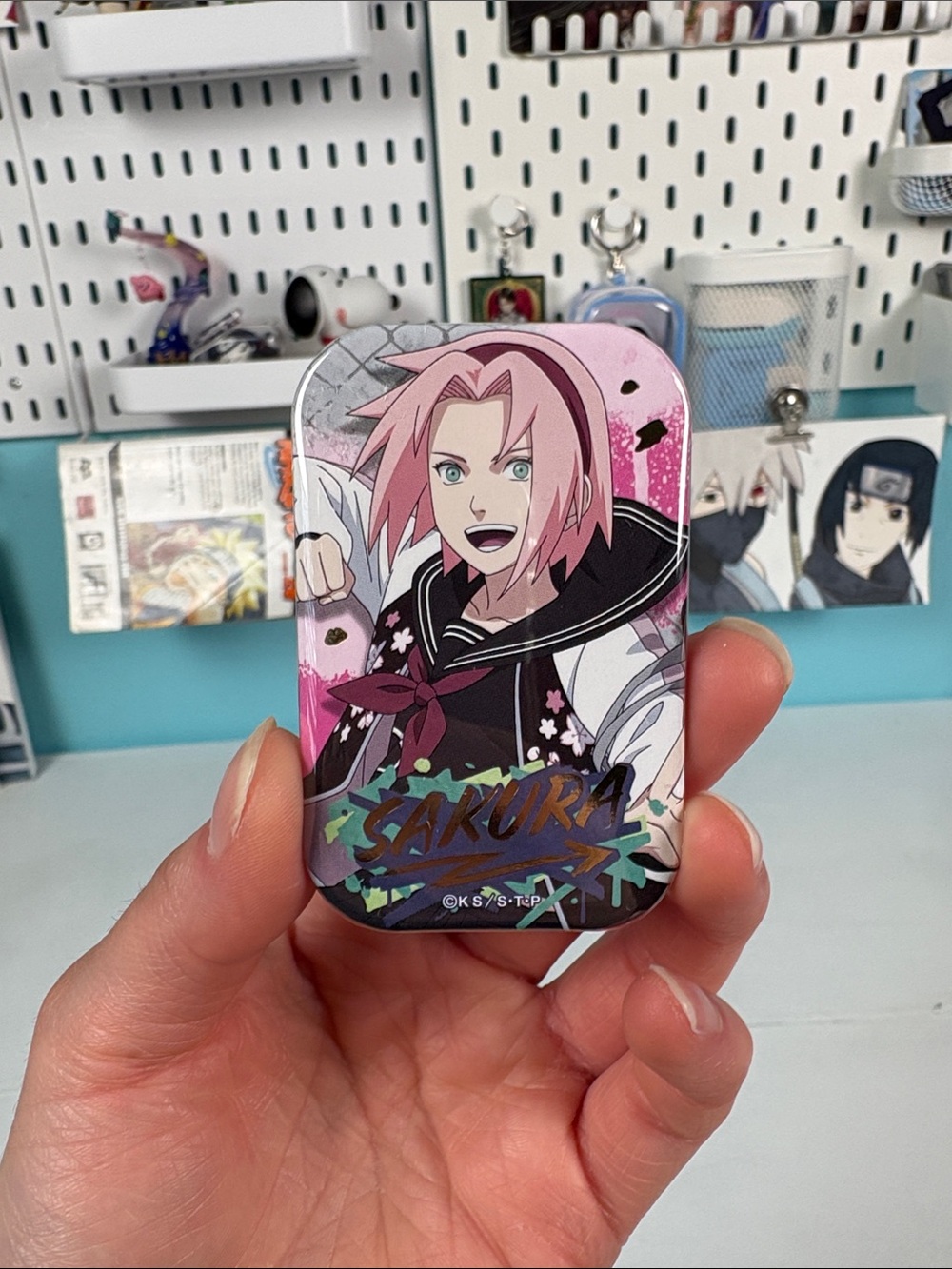 Sakura soda can pin blind bag Naruto